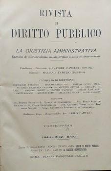 Rivista di Diritto Pubblico - La Giustizia Amministrativa, parte prima …