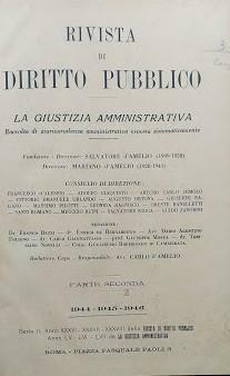 Rivista di Diritto Pubblico - La Giustizia Amministrativa, parte seconda …