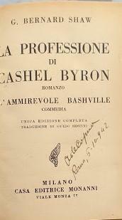 La professione di Cashel Byron - L'ammirevole Bashville