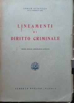 Lineamenti di Diritto Criminale