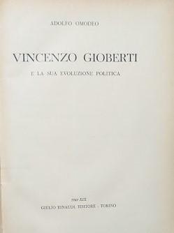Vincenzo Gioberti e la sua evoluzione politica
