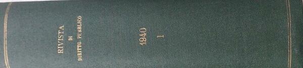 Rivista di diritto pubblico. La Giustizia amministrativa, parte prima