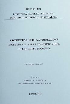 Prospettiva per una formazione inculturata nella Congregazione delle FMSSC in …