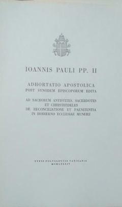 Adhortatio Apostolica post Synodum Episcoporum Edita. Ad Sacrorum Antistites, Sacertotes …