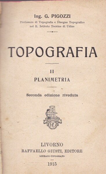 Topografia. II. Planimetria.