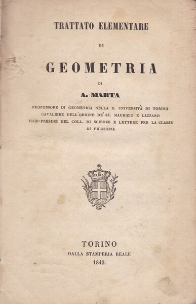 Trattato elementare di geometria