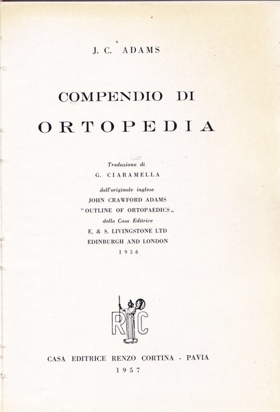 Compendio di ortopedia