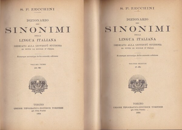 Dizionario dei sinonimi della lingua italiana