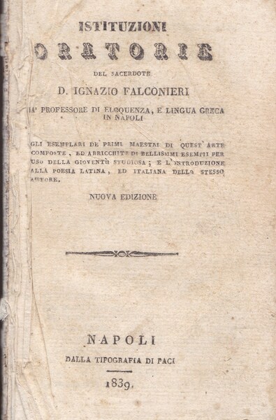 Istituzioni oratorie