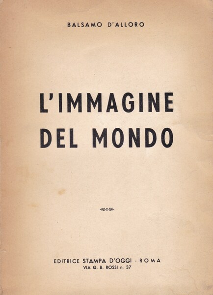 L'immagine del mondo