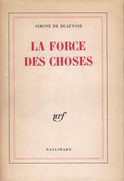 La force des choses
