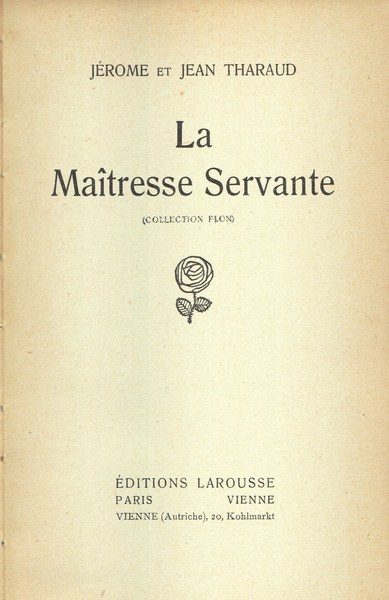 La Maitresse Servante