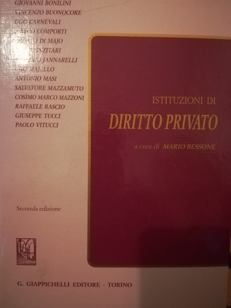 Istituzioni di diritto privato