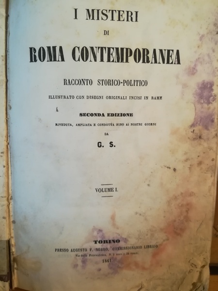 I misteri di Roma contemporanea. Racconto storico-politico. I. II. III.