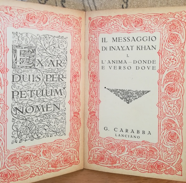 Il messaggio di Inayat Khan. I. L'anima - Donde e …