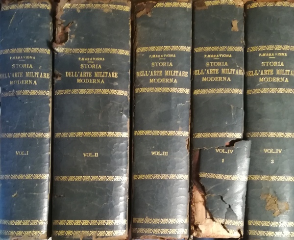 Storia dell'arte militare moderna. I. II. III. IV. V.