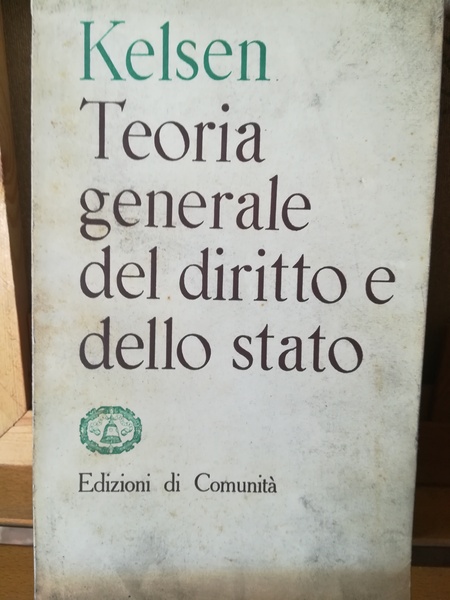 Teoria generale del diritto e dello stato.