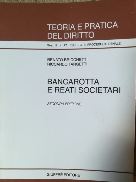 Bancarotta e reati societari