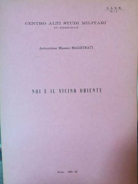 Noi e il vicino Oriente