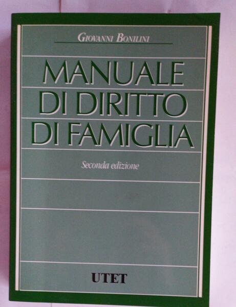 Manuale di diritto di famiglia