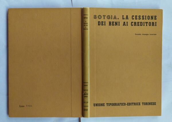La cessione dei beni ai creditori