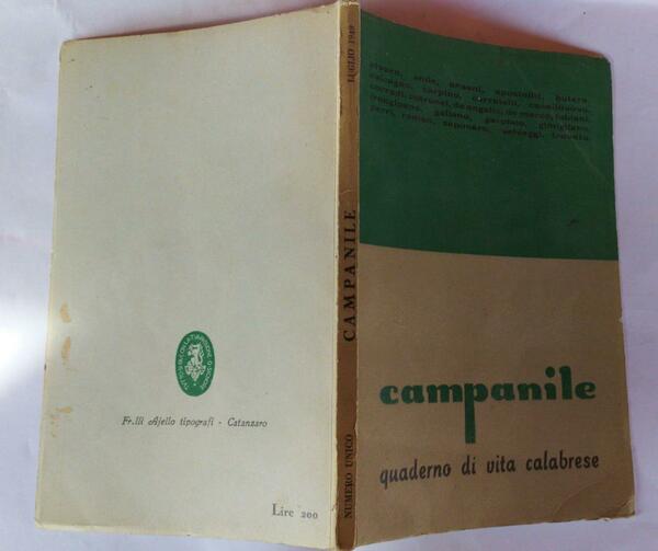 Campanile quaderno di vita calabrese