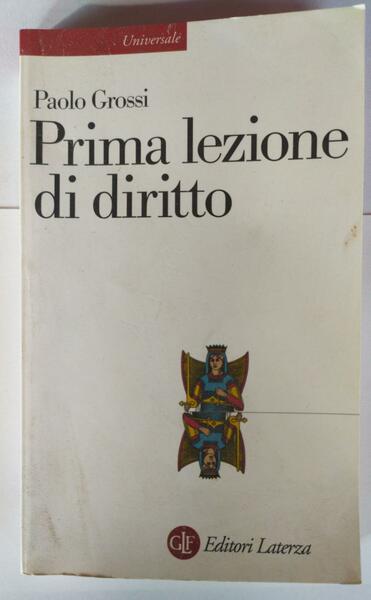 Prima lezione di diritto