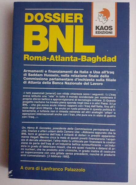 Dossier BNL : Roma-Atlanta-Baghdad