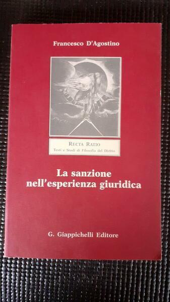 La sanzione nell'esperienza giuridica