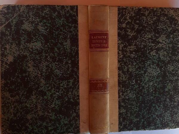 Principi di diritto civile Volume XXXIII