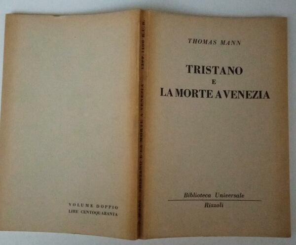 Tristano e la morte a Venezia