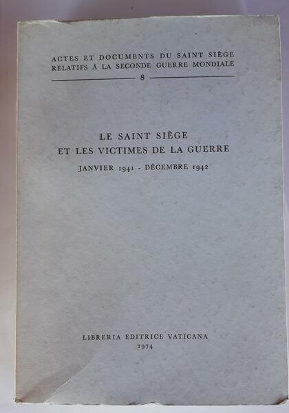 Le saint siege et les victimes de la guerre janvier …