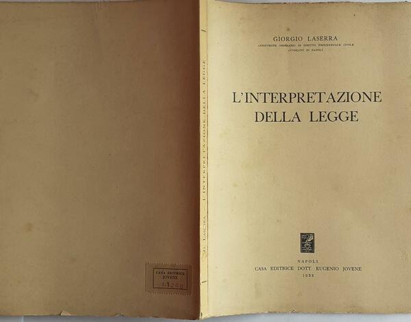 L'interpetazione della legge