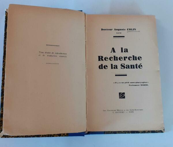 A la Recherche de la Sante'