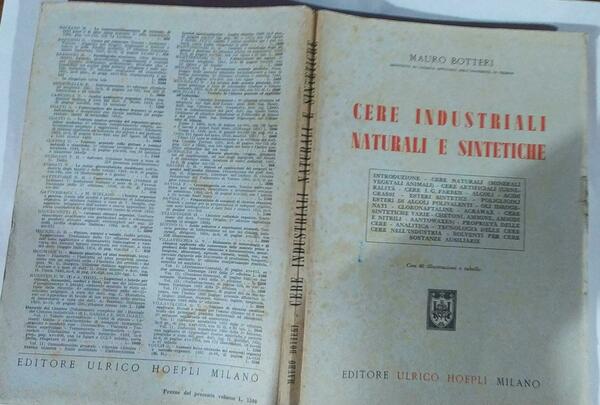 Cere industriali naturali e sintetiche