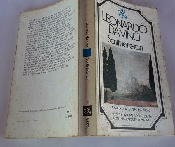 Leonardo Da Vinci Scritti letterari
