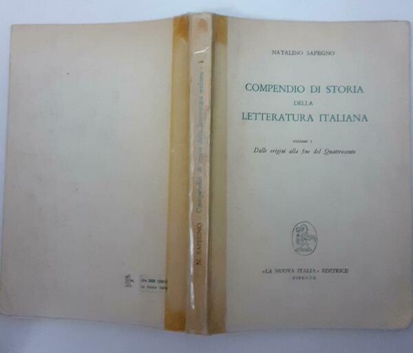 Compendio di storia della letteratura italiana I