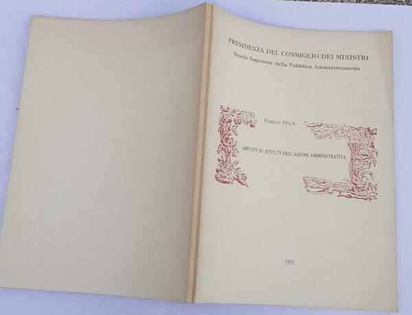 Appunti su istituti dell'azione amministrativa