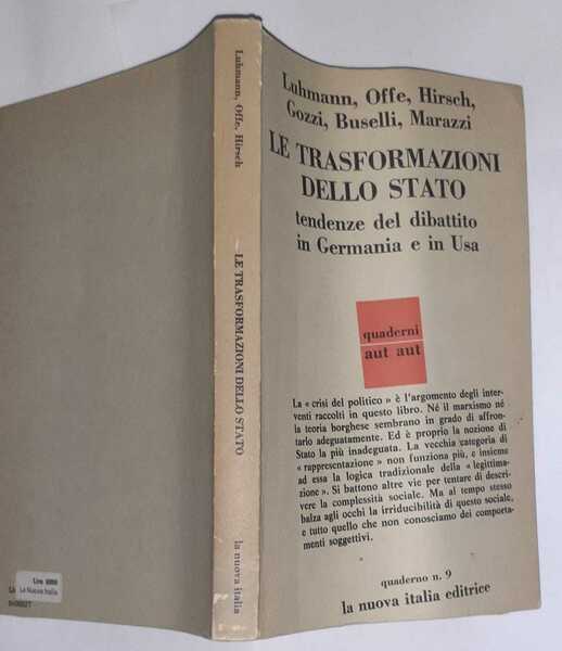 Le trasformazioni dello stato