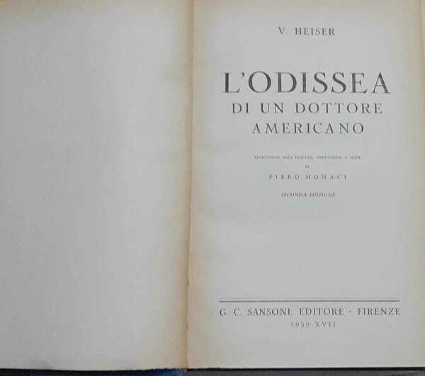 L'Odissea di un dottore americano