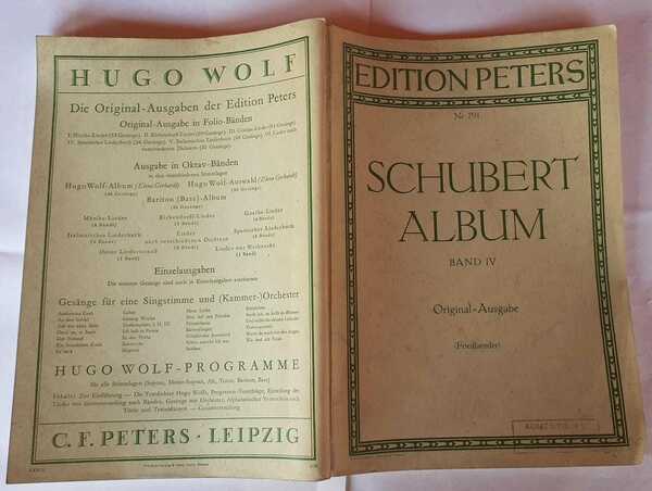 Gesänge für eine Singstimme mit Klavierbegleitung, nach den ersten Drucken …