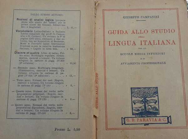 Guida allo studio della lingua italiana