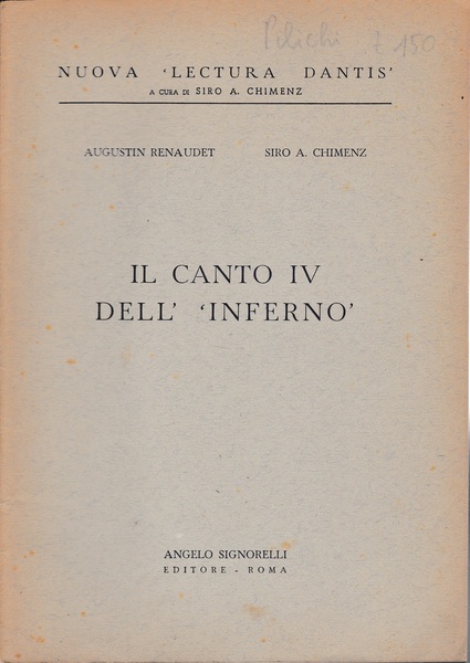 Il canto IV dell'Inferno