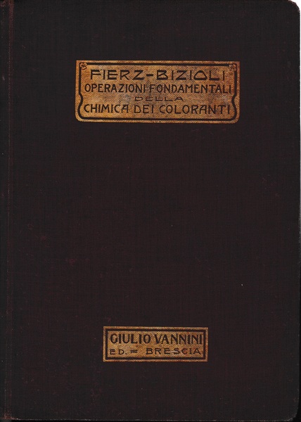 Operazioni fondamentali ndella chimica dei coloranti