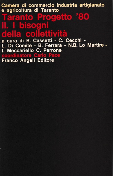 Taranto Progetto '80 2^ vol. I bisogni della collettività