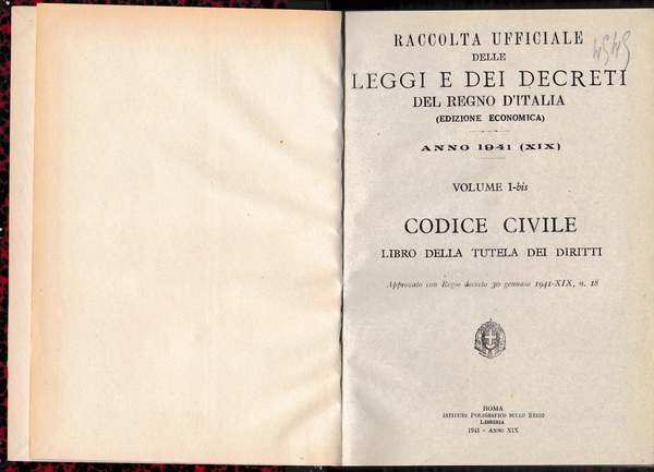 Raccolta ufficiale delle leggi e dei decreti del Regno d'Italia …