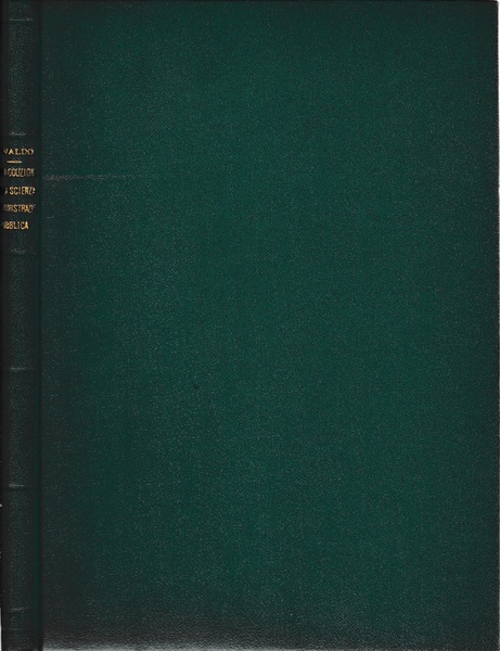 Introduzione alla scienza dell'amministrazione pubblica