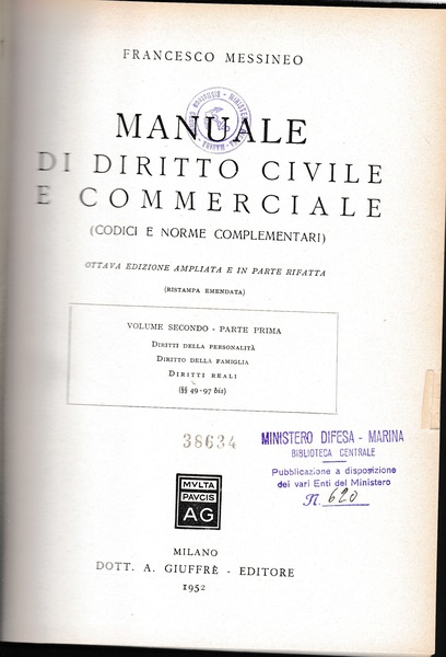 Manuale di diritto civile e commerciale (codici e norme complementari)
