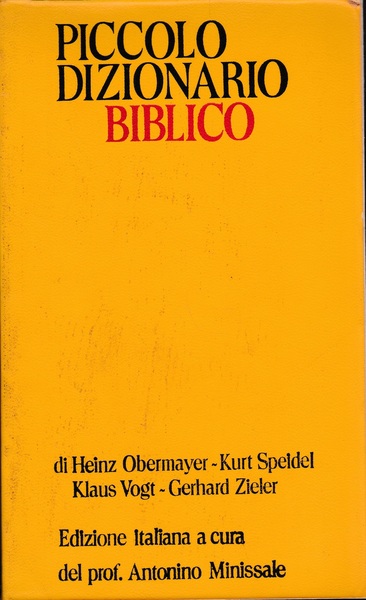 Piccolo dizionaro Biblico