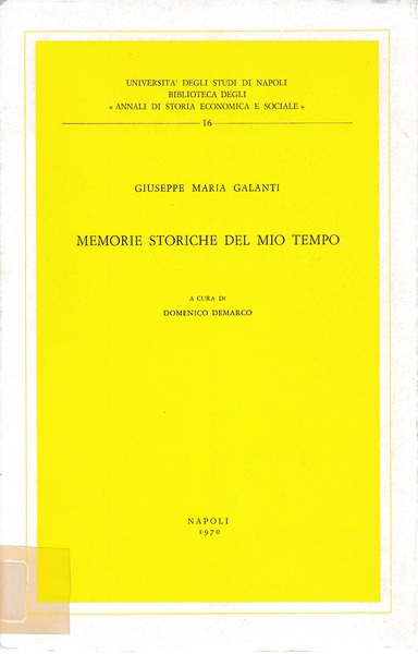 Memorie storiche del mio tempo